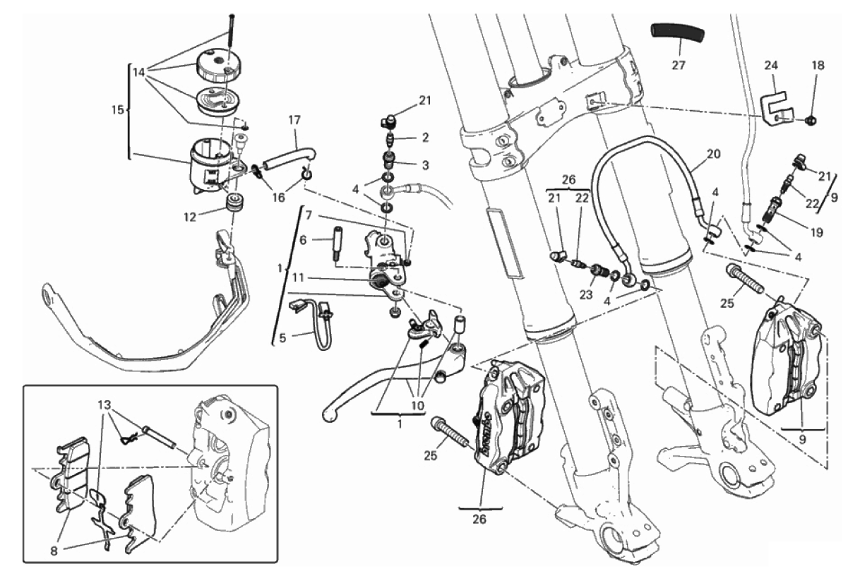 FRONT BRAKE SYSTEM 