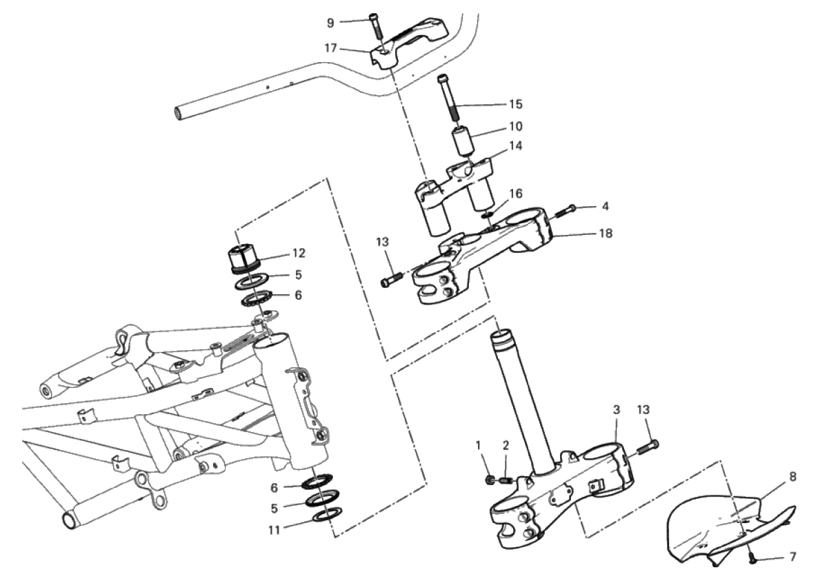 STEERING HEAD BASE ASSEMBLY 