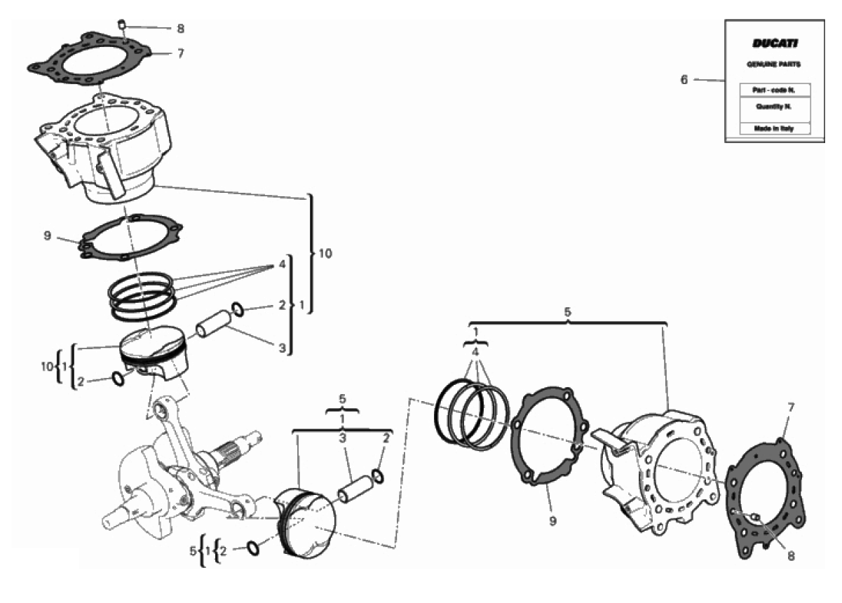 CYLINDERS - PISTONS 