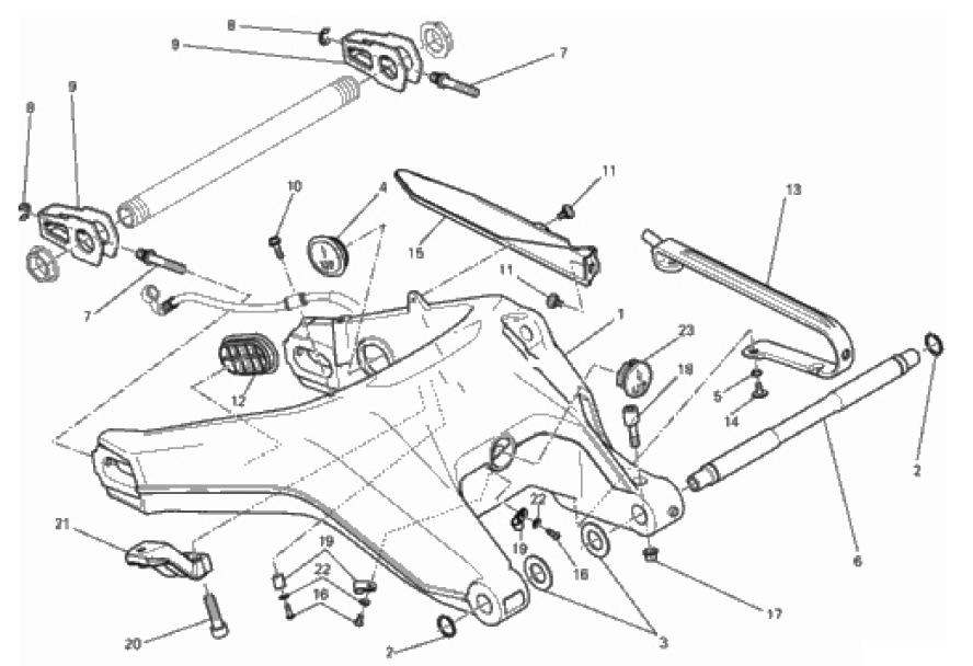 REAR SWINGING ARM 