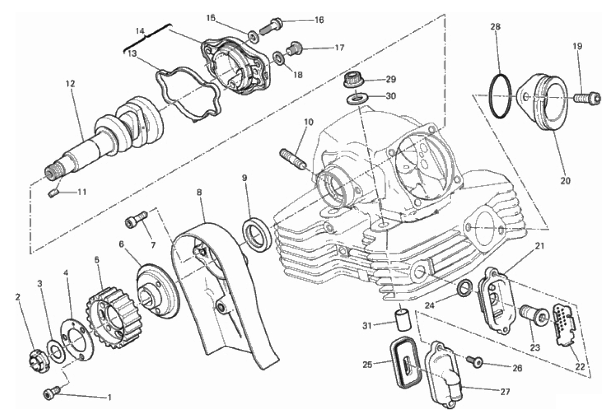 VERTICAL CYLINDER HEAD - TIMING (14/18)