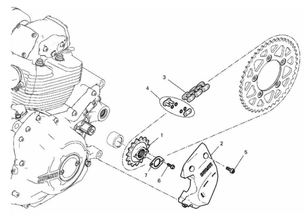 FRONT SPROCKET - CHAIN 