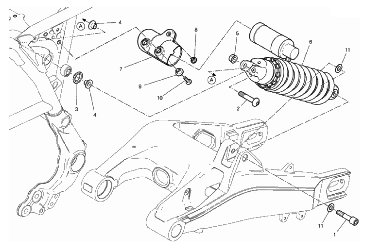 REAR SHOCK ABSORBER 