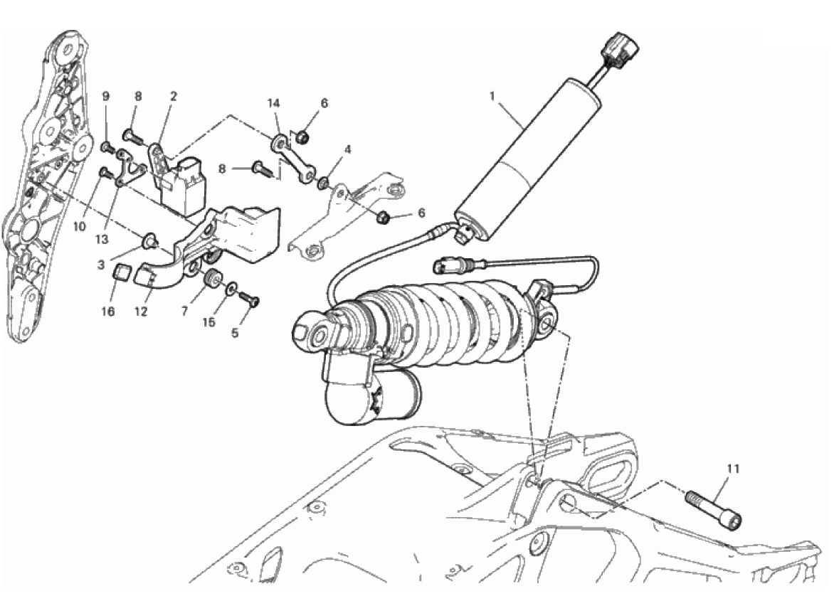 REAR SHOCK ABSORBER 