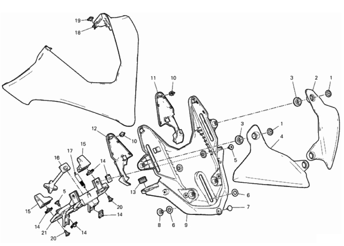 HEALDIGHT FAIRING SUPPORT 