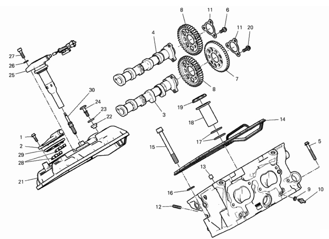 REAR HEAD - TIMING SYSTEM 
