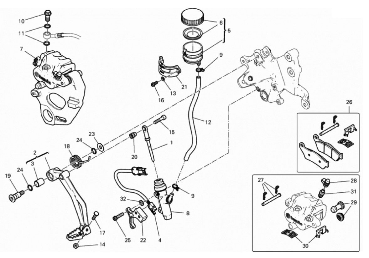 REAR BRAKE SYSTEM 