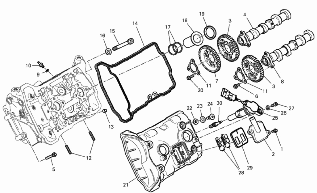 FRONT HEAD - TIMING SYSTEM 
