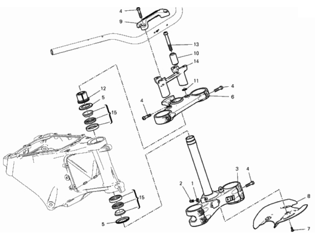 STEERING HEAD BASE ASSEMBLY 