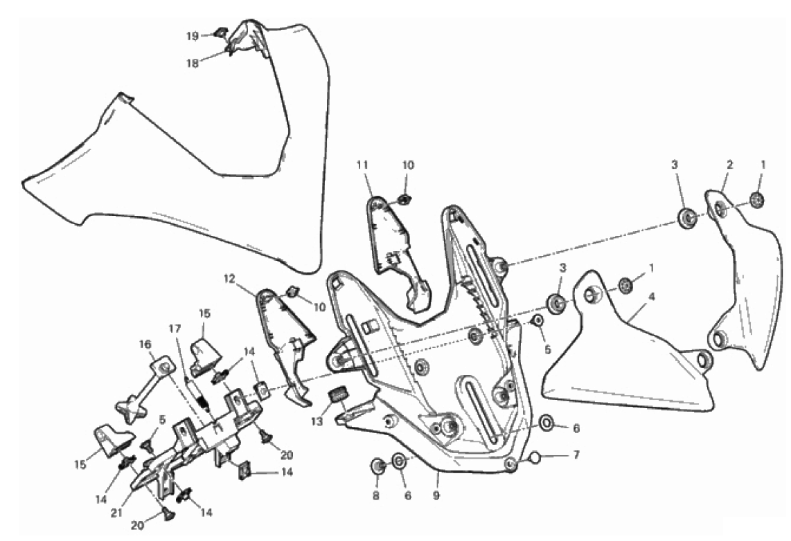 HEALDIGHT FAIRING SUPPORT 
