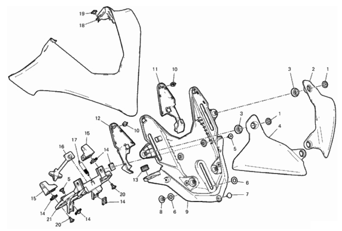 HEALDIGHT FAIRING SUPPORT 