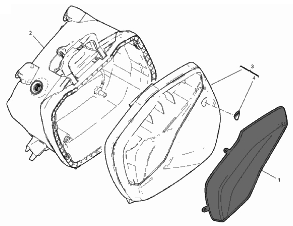 LEFT PANNIER 