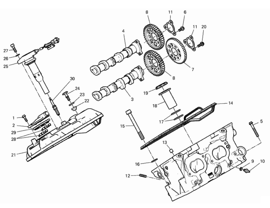 REAR HEAD - TIMING SYSTEM 