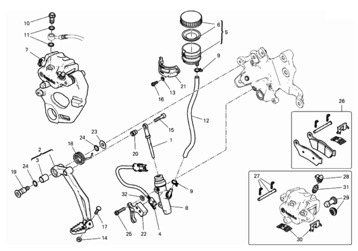 REAR BRAKE SYSTEM 