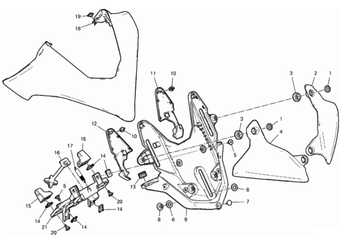 HEALDIGHT FAIRING SUPPORT 