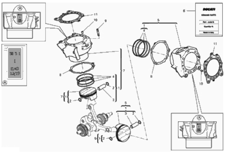 CYLINDERS - PISTONS (KOENIG) 