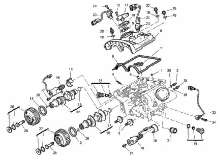 VERTICAL CYLINDER HEAD - TIMING 