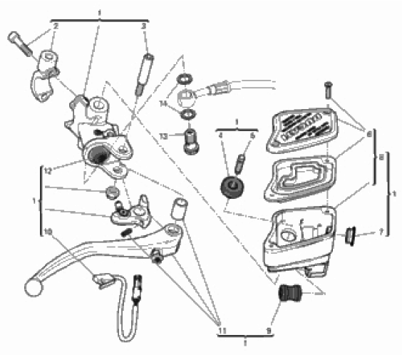 FRONT BRAKE PUMP 
