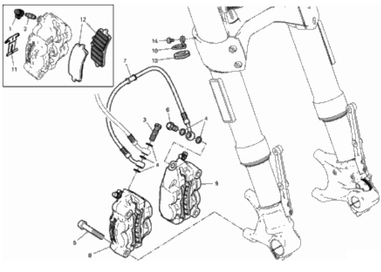 FRONT BRAKE SYSTEM 