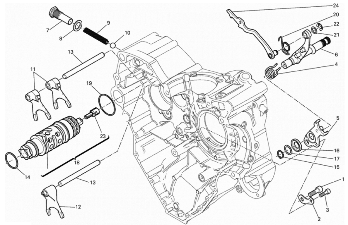 GEAR CHANGE MECHANISM 