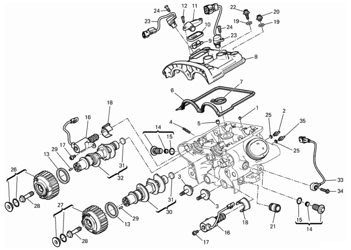 VERTICAL CYLINDER HEAD - TIMING 