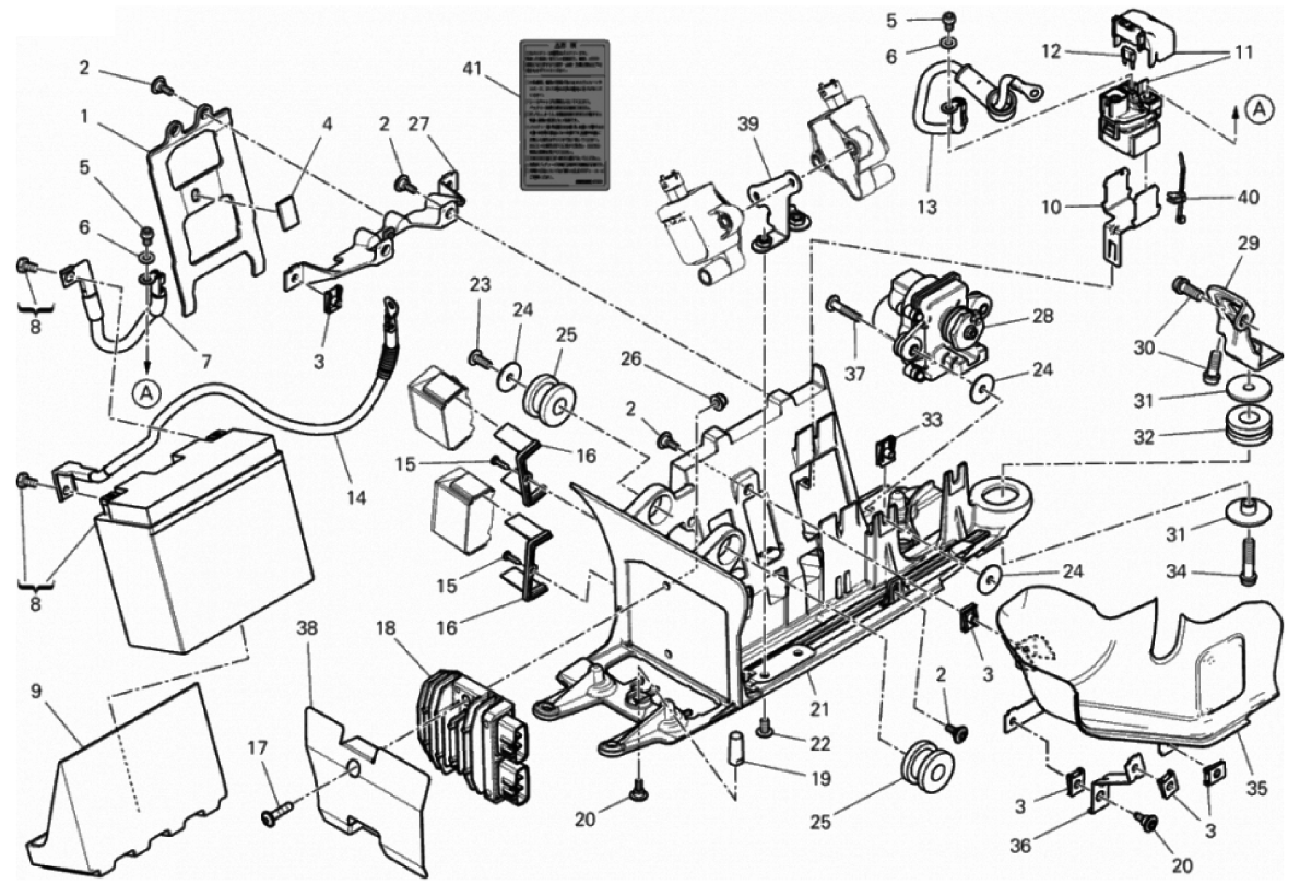 BATTERY HOLDER 