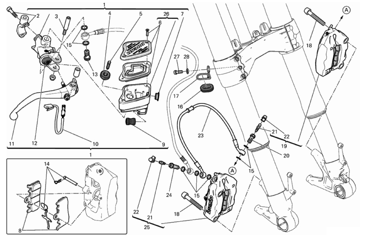 FRONT BRAKE SYSTEM 