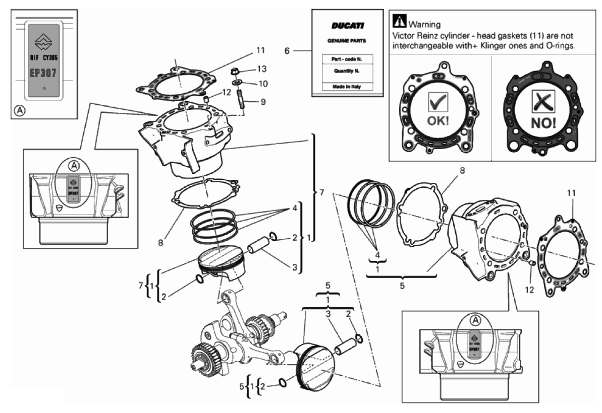 CYLINDERS - PISTONS (ASSO WERKE) 