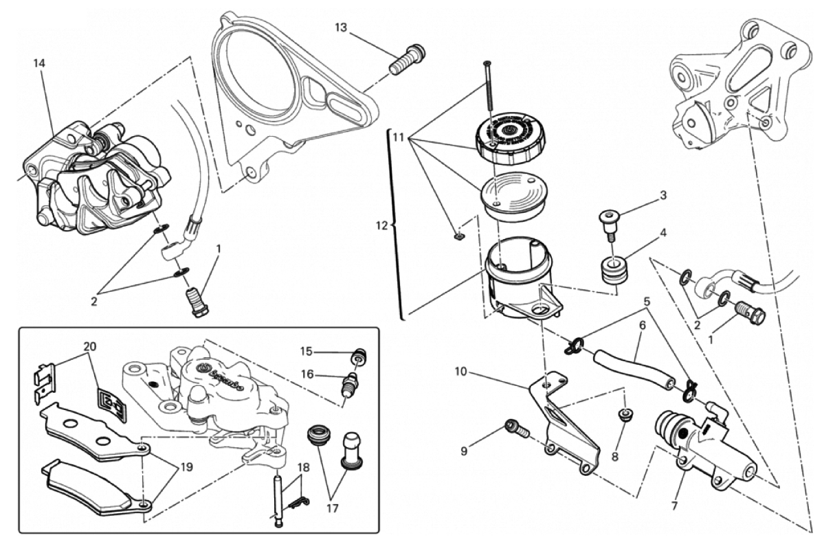 REAR BRAKE SYSTEM 