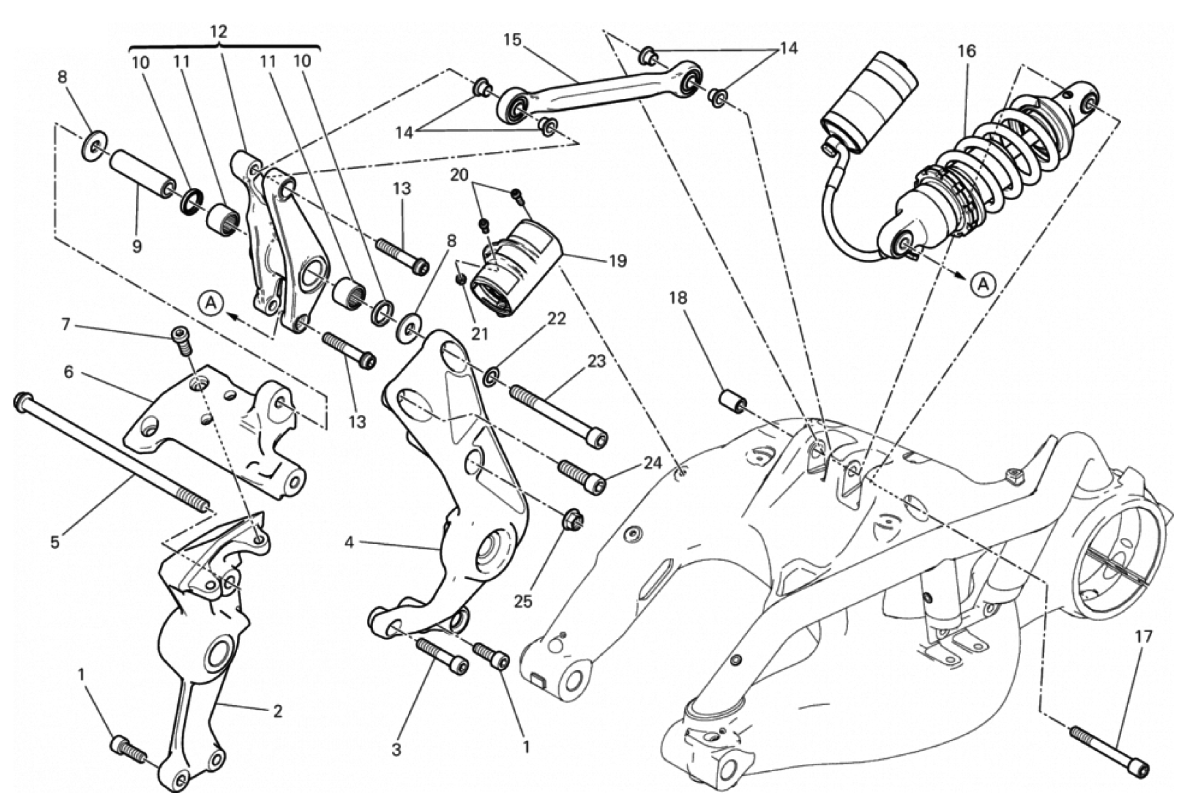 REAR SHOCK ABSORBER 