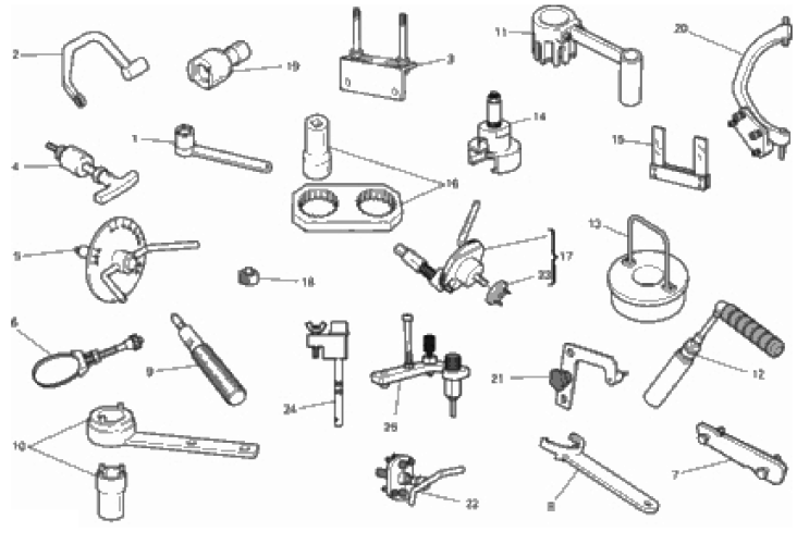 WORKSHOP SERVICE TOOLS (ENGINE) 