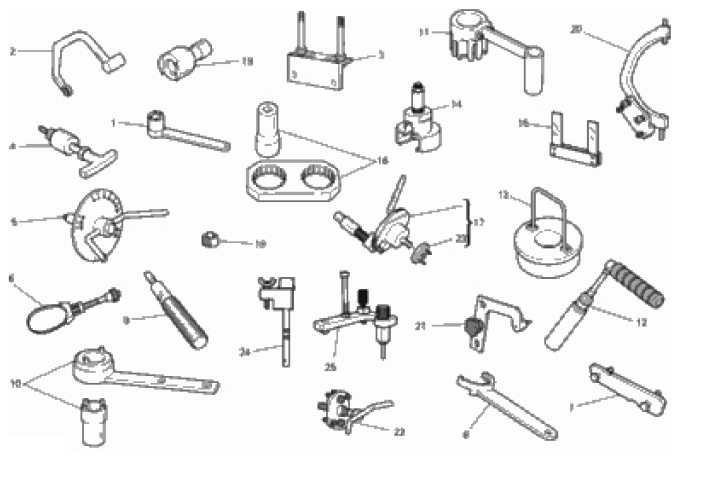 WORKSHOP SERVICE TOOLS (ENGINE) 