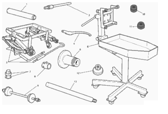 WORKSHOP SERVICE TOOLS (FRAME) 