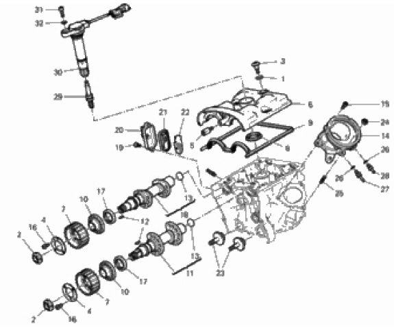 VERTICAL CYLINDER HEAD - TIMING 