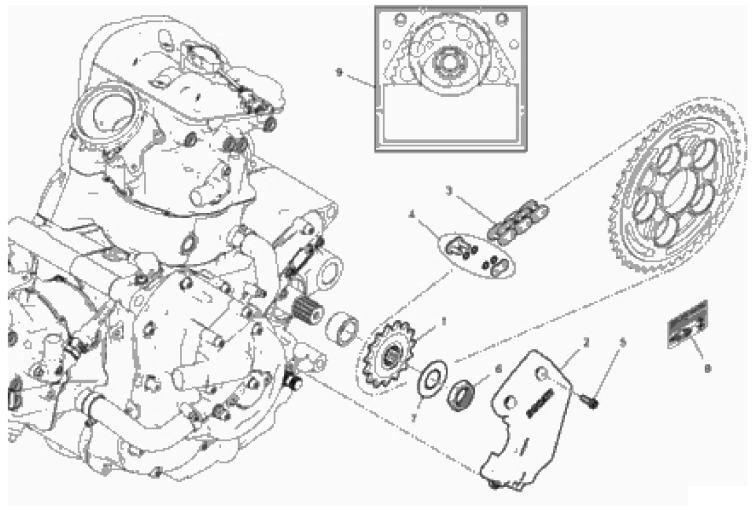 FRONT SPROCKET - CHAIN 