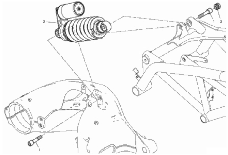 REAR SHOCK ABSORBER 