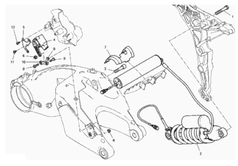 REAR SHOCK ABSORBER 