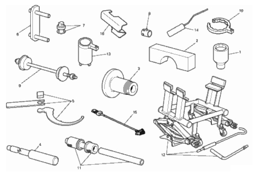 WORKSHOP SERVICE TOOLS 
