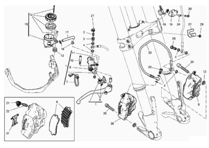 FRONT BRAKE SYSTEM 