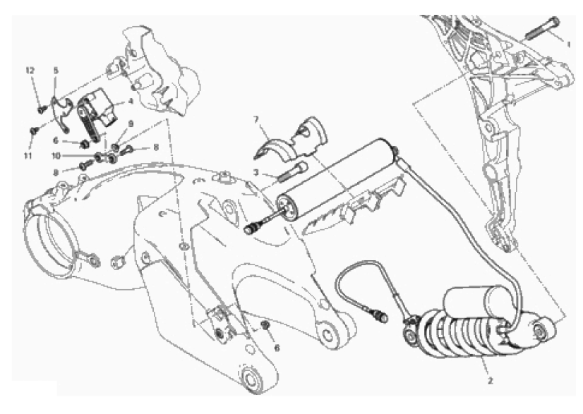 REAR SHOCK ABSORBER 