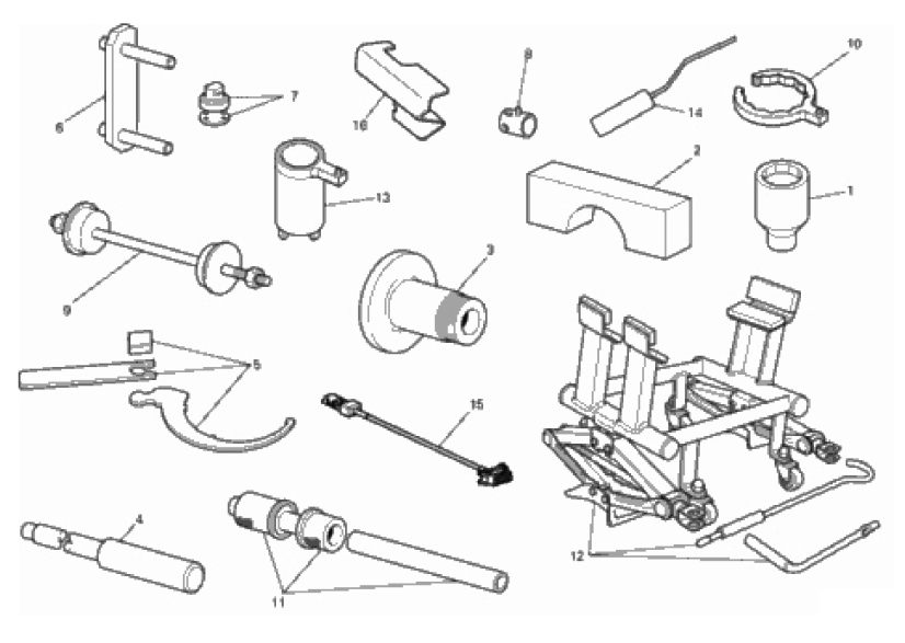 WORKSHOP SERVICE TOOLS 