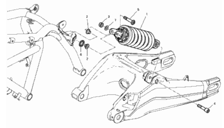 REAR SHOCK ABSORBER 