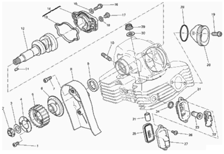 VERTICAL CYLINDER HEAD - TIMING 
