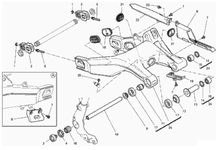 REAR SWINGING ARM 