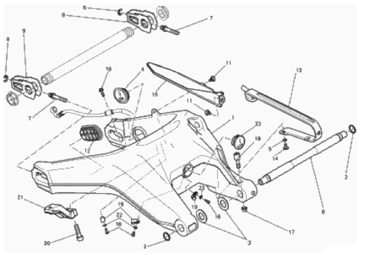 REAR SWINGING ARM 