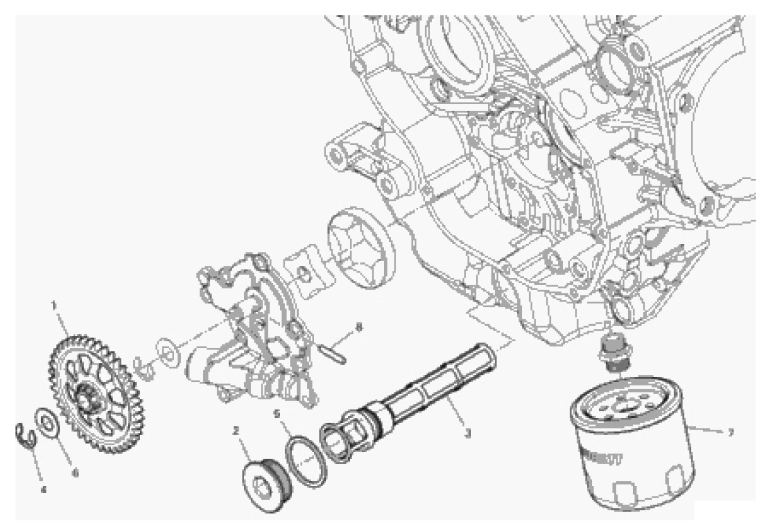 FILTERS AND OIL PUMP 