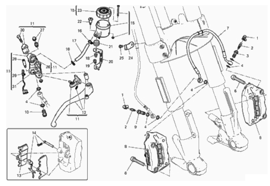 FRONT BRAKE SYSTEM 