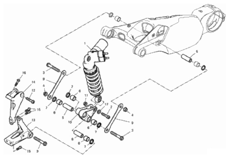 REAR SHOCK ABSORBER 