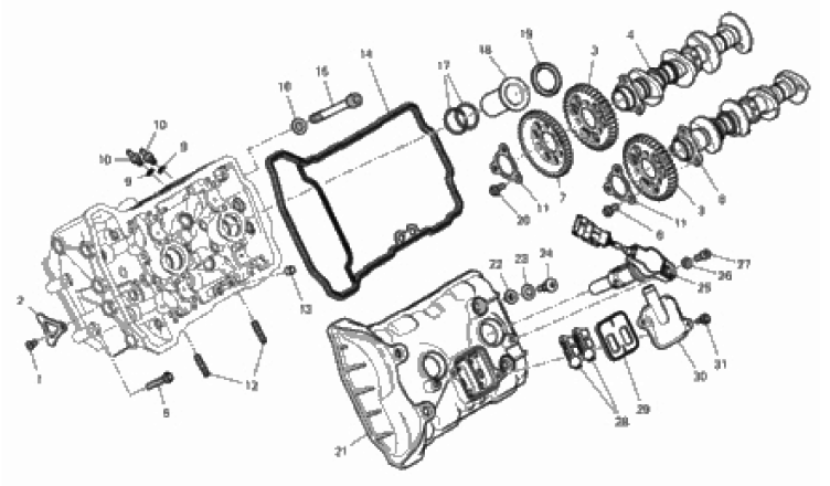 FRONT HEAD - TIMING SYSTEM 