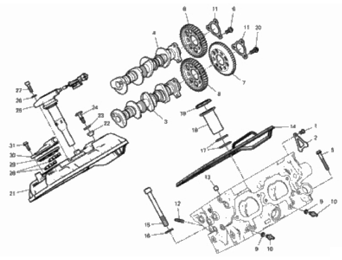 REAR HEAD - TIMING SYSTEM 